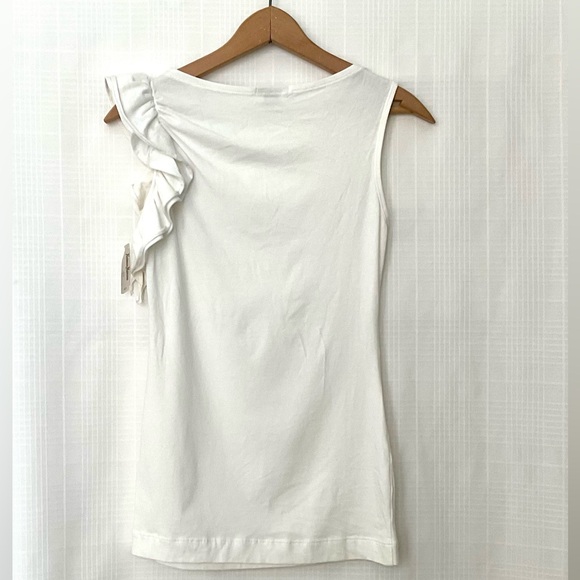 NWT Theory Women's Tank Top - Cream - Picture 2 of 7